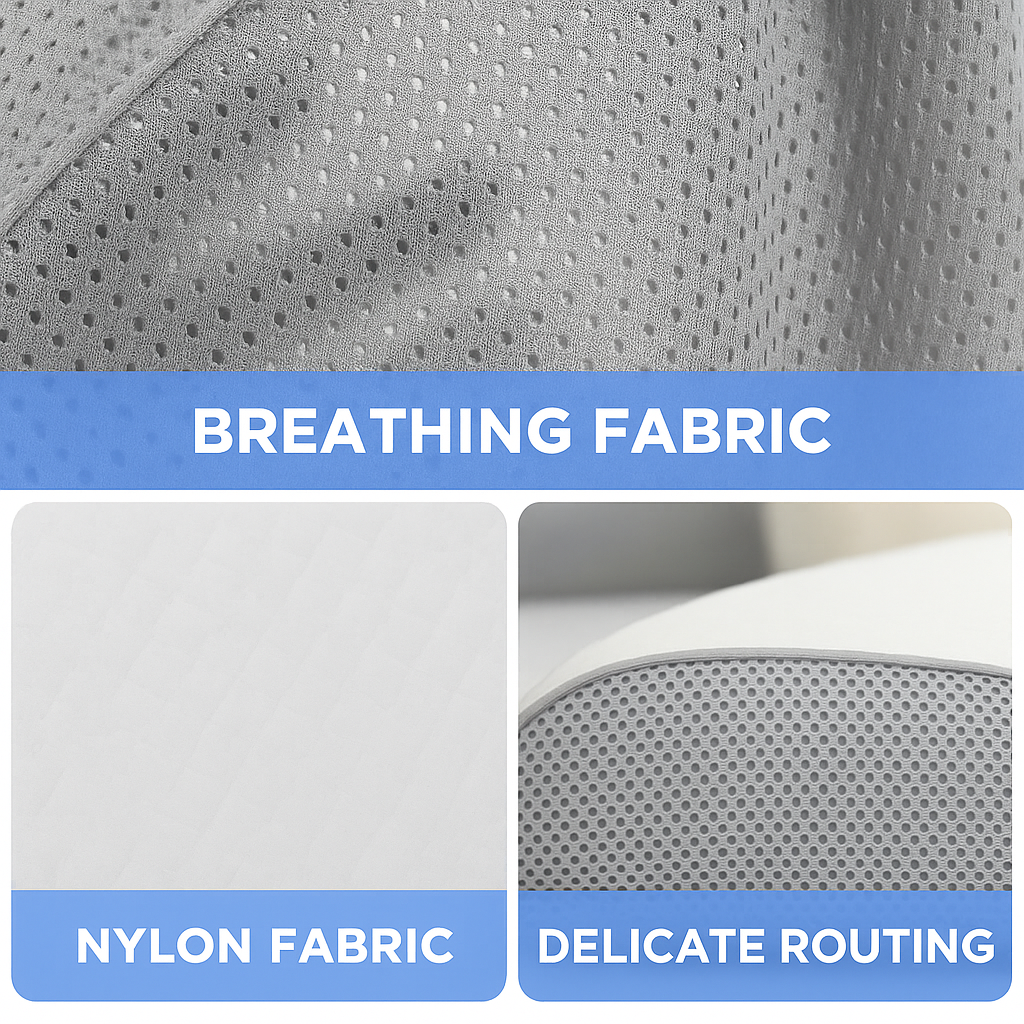 Cloudina Pillow 2.0 – Ergonomic Memory Foam for Deep, Pain-Free Sleep